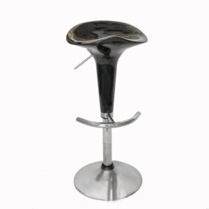 Adjustable High Stool with Black acrylic seat